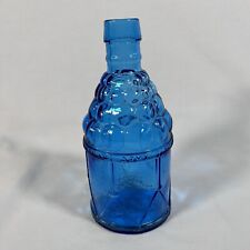Blue Wheaton McGivers American ARMY Bitters Bottle Drum & Cannon Balls 7 1/2