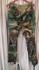 Army Woodland Camo BDU Pants Hot Weather Large Regular Trousers USGI Hunting picture