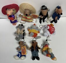 Lot of 10 Spice Mice Keychains 2003 Kamhi World picture