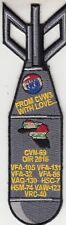 VFA-105 GUNSLINGERS FROM CVW-3 WITH LOVE BOMB 2016 CRUISE PATCH  picture