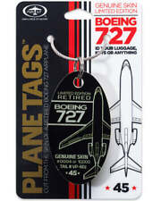 Donald J. Trump Boeing 727-100 Tail #VP-BDJ Aluminum Jet Plane Skin Bag Tag Rare picture