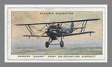 Players Cigarettes Royal Air Force Audax Army Coop Aircraft John Player Sons picture