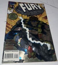 Fury of S.H.I.E.L.D. #1 Marvel 1995 Nick Fury Agent of Shield FOIL COVER VF/NM picture