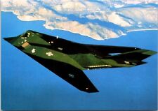 VINTAGE CONTINENTAL SIZE POSTCARD F-117 STEALTH FIGHTER picture