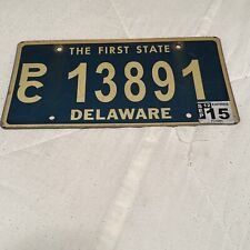 Delaware License Plate 2016 picture