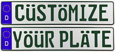 Custom German License Plate + Frame: Customize Your Plate picture