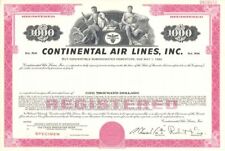 Continental Air Lines, Inc. - $1,000 Specimen Bond - Specimen Stocks & Bonds picture