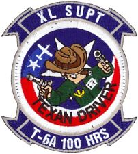 USAF 47th FLYING TRAINING WING – XL SUPT T-6A 100 HOURS - PATCH picture