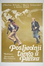 ULTIMO TANGO A PARIGI / LAST T IN PARIS exYU movie poster 1972 BRANDO BERTOLUCCI picture