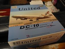 Extremely RARE Inflight Mc Donnell Douglas DC-10 UNITED, 1:200, Very Rare picture
