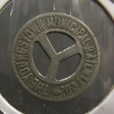 Very Old Youngstown, OH Municipal Railway Co. Transit Trolley Token - Ohio picture