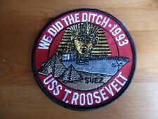 VF-84 Jolly Rogers F-14 Tomcat  Patch USS T. ROOSEVELT 1993 Oceana SUEZ DITCH picture