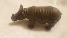  Vintage 1994 Rhinoceros Zoo Animal Figurine.  picture