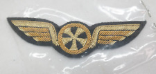 Aero Transporti Italiananti (ATI) Flight Engineer's Wings Badge Bullion Patch picture