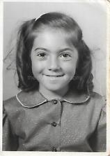 1950's GIRL Some Surface Distress FOUND PHOTO Black And White ORIGINAL 41 54 A picture