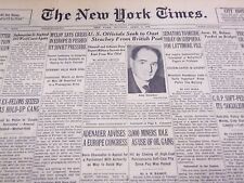 1950 APRIL 3 NEW YORK TIMES - JOHN STRACHEY OUSTER SOUGHT - NT 4642 picture