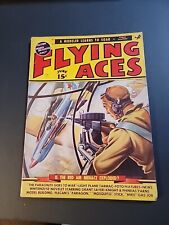 WW2✈️ 1940 JUNE FLYING ACES MAGAZINE ILLUSTRATED FRONT COVER picture
