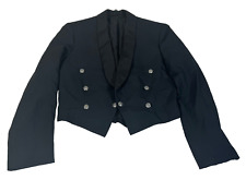USAF Air Force 1950s Vintage Enlisted Black Mess Dress Uniform Jacket Size 42 picture