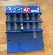 Vintage ACtion starts with AC hot tip spark plugs Metal Wall Display picture