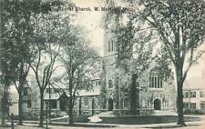 c1910 Congregational Church West Medford  MA P143 picture