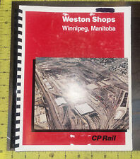 Vintage 1989 Canadian pacific railway Weston shops Manitoba Book picture