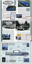 Studebaker Silver & Golden Hawk - 1950-1960 - Century Of Cars - Hachette 2 Pages picture