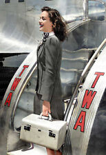 Carol Bruce TWA Airplane RARE COLOR Photo 608 picture