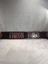 Heavy Metal Enron Field Black And Red Official MLB Sign 35” Long picture