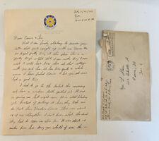 WWII Letter 1943 Stinson Field letter from soldier (3A) picture