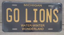 GO LIONS License Plate picture
