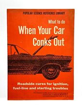 Vintage Popular Science What To Do When Your Car Conks Out Brochure Booklet picture