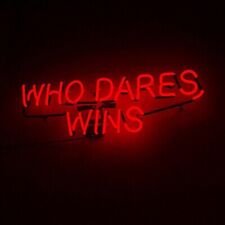Who Dares Wins Red Acrylic 14