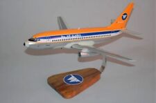Wien Air Alaska Boeing 737-200 Desk Top Display Wood Jet Model 1/72 SC Airplane picture