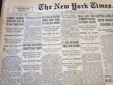 1930 SEPT 18 NEW YORK TIMES SHAMROCK DISABLED ENTERPRISE WINS 3RD RACE - NT 5741 picture