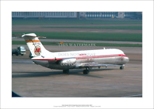 Iberia Douglas DC-9 A3 Art Print – London Heathrow 1983 – 42 x 29 cm Poster picture