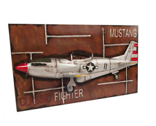 Painted 1943 Mustang P-51 Fighter Model Aircraft picture
