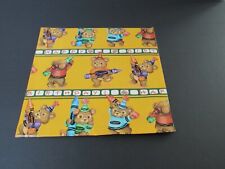VTG Crayola Bears Flat Fold Gift Wrap Wrapping Paper 1 pc 30