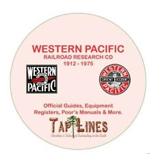 WESTERN PACIFIC RAILROAD - OFFICIAL GUIDES, REGISTERS & POORS SCANNED TO CD picture