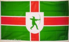 NOTTINGHAMSHIRE COUNTY FLAG 5X3 NEW Notts Mansfield Worksop ROBIN HOOD Retford picture