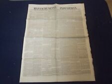1849 JULY 28 MASSACHUSETTS PLOUGHMAN NEWSPAPER - CALEDONIA ARRIVAL - NP 5171 picture