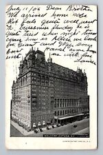 Astoria NY-New York, Waldorf, Advertising, Antique, Vintage c1906 Postcard picture