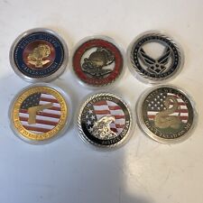 6 Military Coins  picture