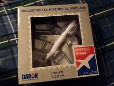 DARON POSTAGE STAMP PAN AM DC-10 1/400 with Stand. New picture