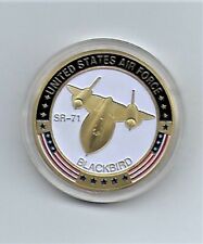 USAF Air Force SR-71 Blackbird Lockheed Martin Challenge Coin #2 (Skunk Works) picture