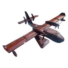 CL415 Canadair Mahogany Wood Desktop Airplane Model picture
