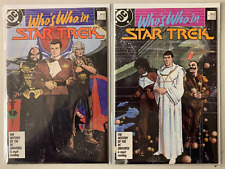 Who's Who in Star Trek set #1-2 Direct DC (6.0 FN) (1987) picture