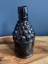 Vintage Wheaton Amethyst Glass McGIVERS American Army BITTERS Bottle Wheaton NJ picture