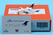 JC Wings 1:400 KLM Silkair hybrid color Fokker 70 Diecast Aircraft Model PH-KZM picture