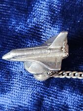 Vintage Air Force Aerospace Concorde Silver Tone U.S.A. Tie Tack or Lapel Pin picture