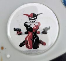 1.5-in Harley Quinn DC Comics Villain Cartoon Pin Badge Button Pinback picture